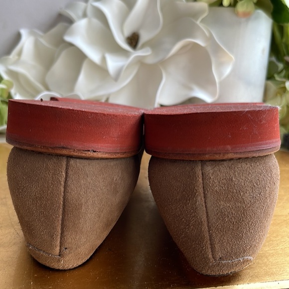 Vintage! Cole Haan Classic Suede Derbys in Medium Tan main image 13